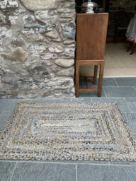 Second Nature Online Jeannie Rectangular Kids Rug Ethical Source With Recycled Denim / 75 Cm X 120 Cm - thumbnail 4