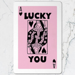 Benjamin Tate Design Placemat Coaster Set Designer Artwork Pink Card Motif With Wood Bottom Limited Edition - thumbnail 2