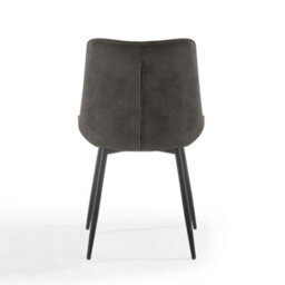 Home Detail Georgia Dining Chair Set Of 2, Grey Velvet - thumbnail 3