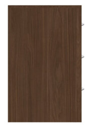 Hazlemere 3 Drawer Double Chest - Walnut On Express Delivery And Ready Assembled - thumbnail 3