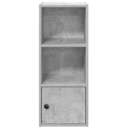 Berkfield Bookcase Concrete Grey 31X24X77 Cm Engineered Wood - thumbnail 5