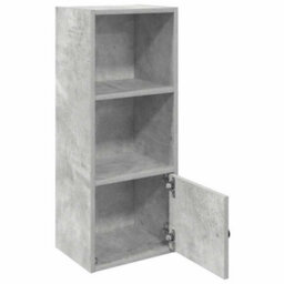 Berkfield Bookcase Concrete Grey 31X24X77 Cm Engineered Wood - thumbnail 4