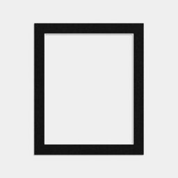 Ak Frames 12X10 Black Picture Mounts To Fit 10X8 Aperture Size - Mount Board Only (No Frame Included) - thumbnail 1