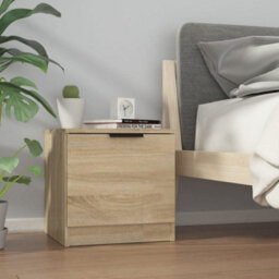Berkfield Bedside Cabinets 2 Pcs Sonoma Oak 40X39X40 Cm - thumbnail 9