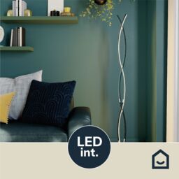 GoodHome Alani Chrome Effect Led Floor Light - thumbnail 4