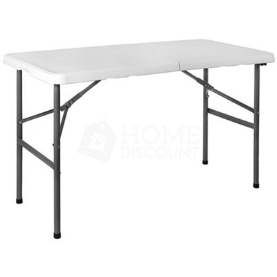 Lassic Home Vida Foldable 4Ft Heavy Duty Folding Camping Picnic Garden Portable Table - image 1