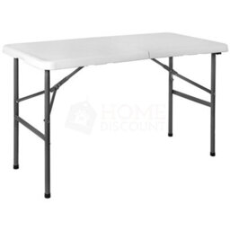 Lassic Home Vida Foldable 4Ft Heavy Duty Folding Camping Picnic Garden Portable Table - thumbnail 1