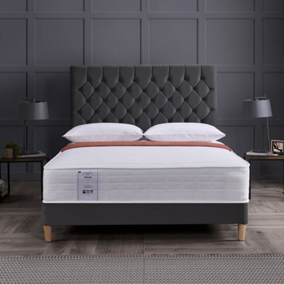 Rest Relax Sleep Orchid Comfort Quilted Sprung Mattress - image 1