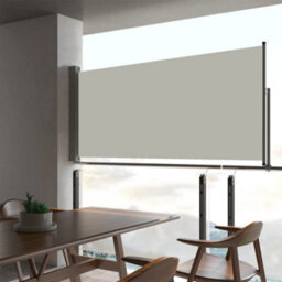 Berkfield Patio Retractable Side Awning 60X300 Cm Cream