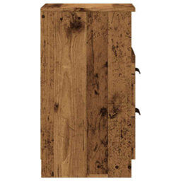 Berkfield Elegant Bedside Cabinet Old Wood 40X36X65 Cm Engineered Wood - thumbnail 6
