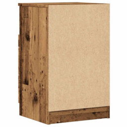 Berkfield Elegant Bedside Cabinet Old Wood 40X36X65 Cm Engineered Wood - thumbnail 7