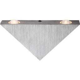 Luminosa Lighting Luminosa Gordon Integrated Led Wall Lamp Aluminium Brushed 3X Led 3000K - thumbnail 2