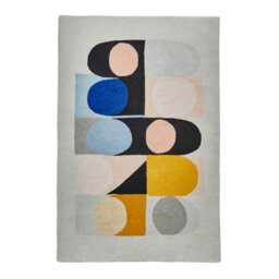 Multicolor Geometric Luxurious Modern Wool Rugfor Bedroom & Living Room-120Cm X 170Cm - thumbnail 4