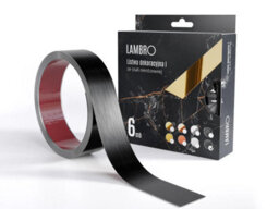 Ilcom Self-Adhesive Decorative Strip, 6 M -Black Brushed - thumbnail 2
