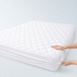 Aspire Homeware Quilted Mattress Protector, Water-Resistant & Hypoallergenic, 30Cm Deep Elastic Fit, King 150X200Cm - thumbnail 1