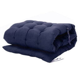 Living And Home Dark Blue Garden Bench Sun Lounger Chair Seat Pad Cushion L 160 X W 50 Cm - thumbnail 8