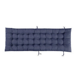 Living And Home Dark Blue Garden Bench Sun Lounger Chair Seat Pad Cushion L 160 X W 50 Cm - thumbnail 2