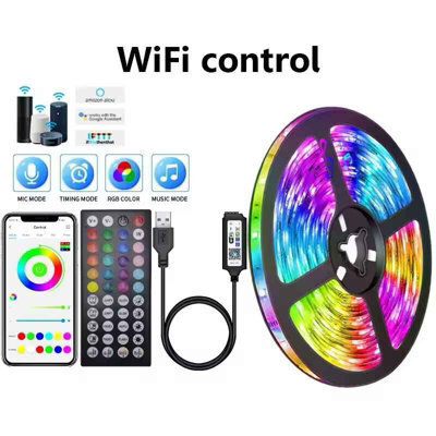 30M Usb Rgb Led Strip Lights With App Control Color Changing 5050 For Room Tv Backlight - image 1