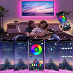 30M Usb Rgb Led Strip Lights With App Control Color Changing 5050 For Room Tv Backlight - thumbnail 5