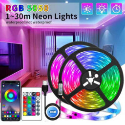 30M Usb Rgb Led Strip Lights With App Control Color Changing 5050 For Room Tv Backlight - thumbnail 2