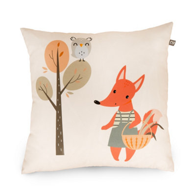 rucomfy Beanbags Rucomfy Forest Friends 40X40Cm Cushion - Comfy Decorative Pillow For Kids - image 1