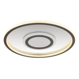 Luminosa Lighting Luminosa Cara Integrated Led Semi Flush Ceiling Light Grey Matt Led 3000K - thumbnail 4