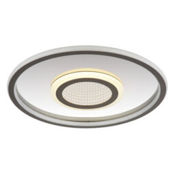 Luminosa Lighting Luminosa Cara Integrated Led Semi Flush Ceiling Light Grey Matt Led 3000K - thumbnail 5