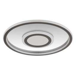 Luminosa Lighting Luminosa Cara Integrated Led Semi Flush Ceiling Light Grey Matt Led 3000K - thumbnail 2