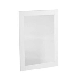 Arley Tavistock Lansdown Wall Mount Bathroom Mirror 570X800mm Wooden Frame White Linen