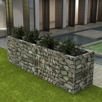 Berkfield Gabion Raised Bed Steel 360X90X100 Cm - image 1