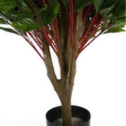 Leaf Artificial Topiary Gloxinia Single Ball Topiary 1608 Leaves Uv Protected Outdoor Botanik - thumbnail 4
