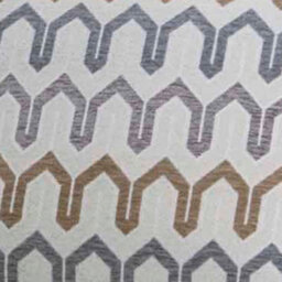 Curtina Arcadia Woven Geometric Natural Chenille Pair Of Eyelet Curtains - thumbnail 4