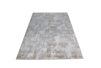 Stratus Interiors Opal Large Silver Living Room Rug - White / Silver / Light Grey - Medium - image 1