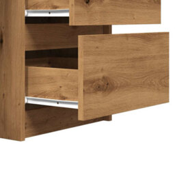 Berkfield Writing Desk Artisan Oak 140X50X77 Cm Engineered Wood - thumbnail 8