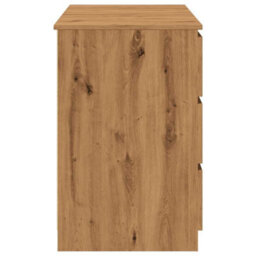 Berkfield Writing Desk Artisan Oak 140X50X77 Cm Engineered Wood - thumbnail 5
