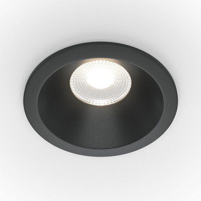 Luminosa Lighting Luminosa Maytoni Zoom Dimmable Recessed Downlight Black 3000K Ip65 - image 1