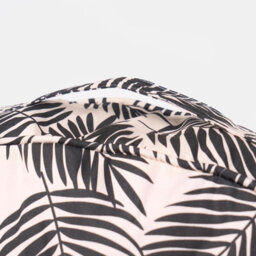 OHS Large Outdoor Cushion Round Decor Garden Filled, Mono Leaf - thumbnail 9