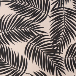 OHS Large Outdoor Cushion Round Decor Garden Filled, Mono Leaf - thumbnail 8