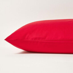 Homescapes Red Continental Egyptian Cotton Pillowcase 200 Tc, 80 X 80 Cm - thumbnail 2
