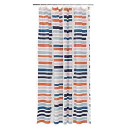 GoodHome Kina Multicolour Lines Shower Curtain (W)180Cm