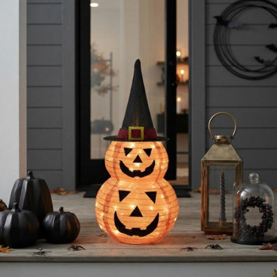 Garden Greatness Fabric 3D Pumpkin Stack Decoration - image 1