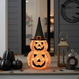 Garden Greatness Fabric 3D Pumpkin Stack Decoration - thumbnail 1