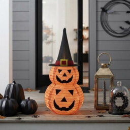 Garden Greatness Fabric 3D Pumpkin Stack Decoration - thumbnail 2
