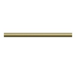GoodHome Elasa Satin Brass Effect Extendable Cone Single Curtain Pole Set, (L)2000mm-3300mm (Dia)19mm - thumbnail 5