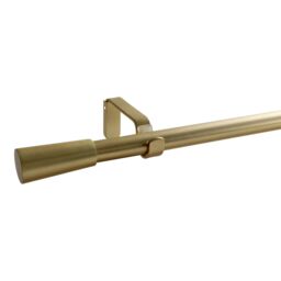 GoodHome Elasa Satin Brass Effect Extendable Cone Single Curtain Pole Set, (L)2000mm-3300mm (Dia)19mm - thumbnail 8
