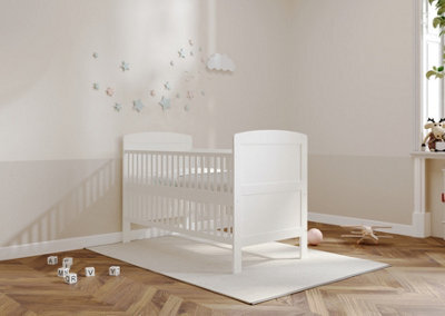 VICULII Reggie Baby Cot Bed White Only - image 1