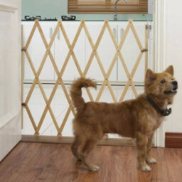 Bettacare Expandable Pet Barrier Xl, 60Cm - 230Cm, Natural, Wooden, Retractable Dog Safety Gate, Barrier For Puppy And Dog - thumbnail 8