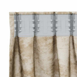 Walplus Curtain With Curtains 2 Pcs Cream 245 X 140 Cm Velvet - thumbnail 4