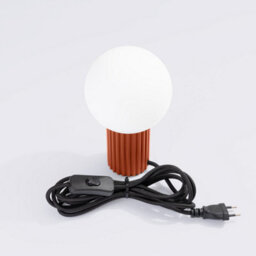 Luminosa Lighting Luminosa Halo Globe Table Lamp Red Ochre 1X G9 - thumbnail 4
