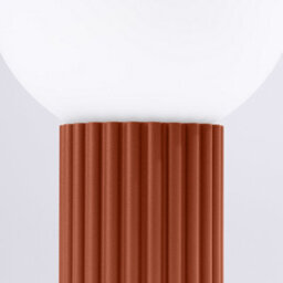 Luminosa Lighting Luminosa Halo Globe Table Lamp Red Ochre 1X G9 - thumbnail 3
